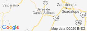 Jerez De Garcia Salinas map